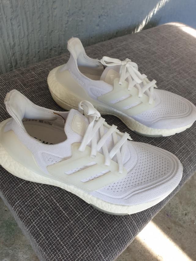 Adidas white shoes
