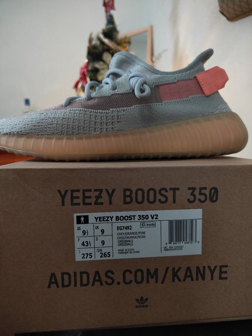 Adidas yeezy online gris orange pink