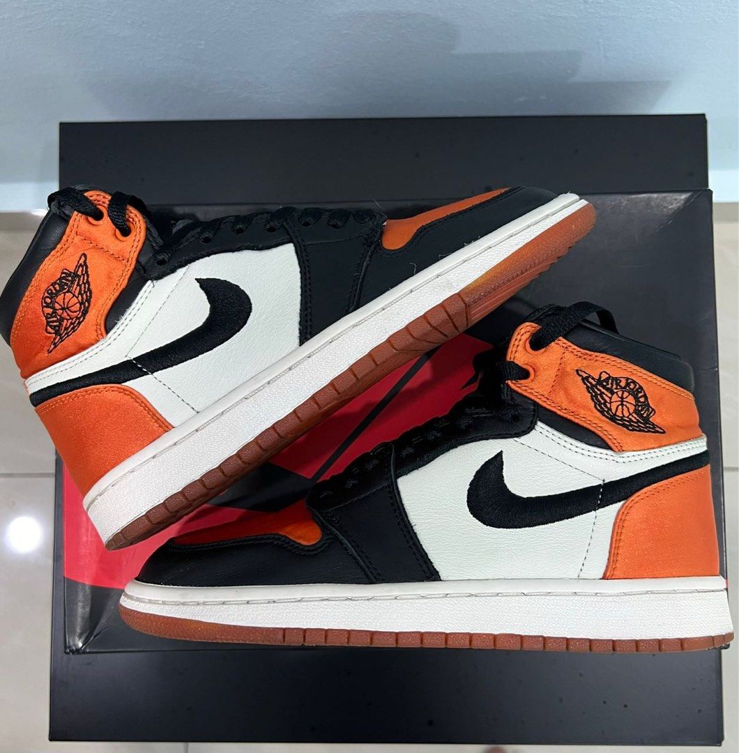 Air Jordan 1 Satin Shattered Backboard Men s Fashion Footwear