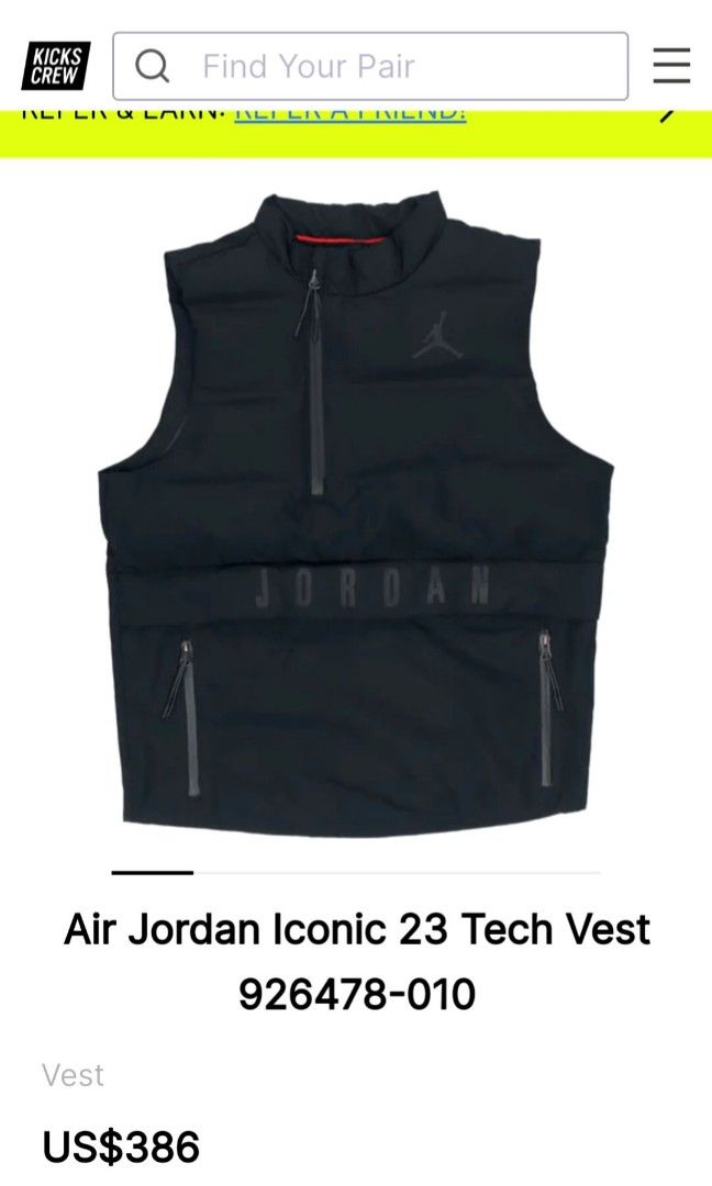 Nike jordan 23 tech vest sales