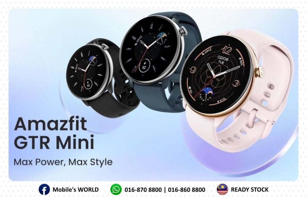 Amazfit GTR MINI Smart Watch (A2174), Mobile Phones & Gadgets, Wearables &  Smart Watches on Carousell