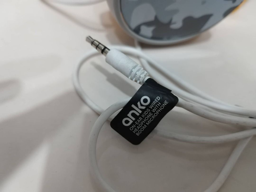 ANKO Onear Kids Wired Headphones with Boom Microphone, Audio