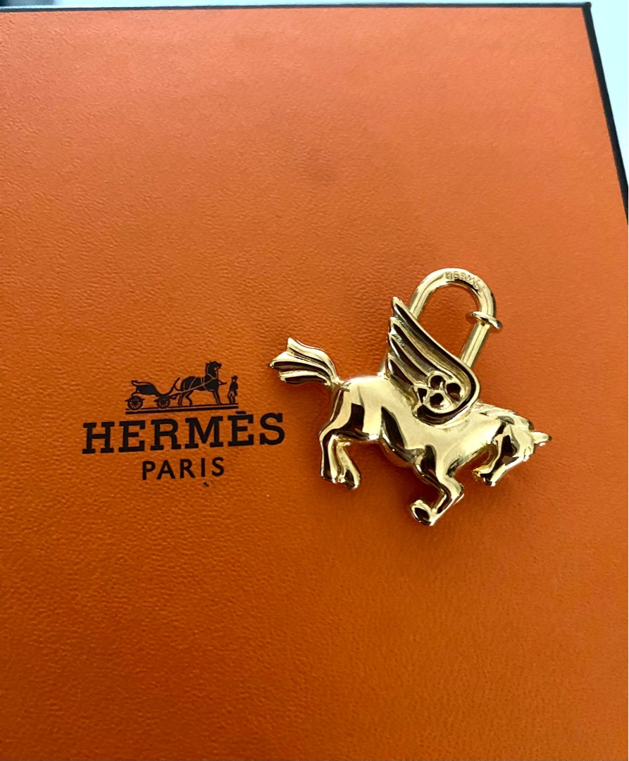 Hermès Vintage Gold Plated Pegasus Cadena Lock Charm, 1993 Available For  Immediate Sale At Sotheby's