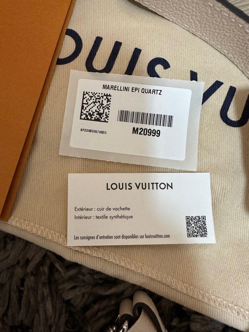 Louis Vuitton Marellini Quartz EPI