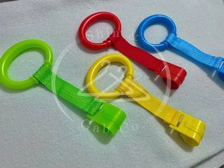 Baby Crib/Playpen Pull Ring/Bed Accessory 4pcs