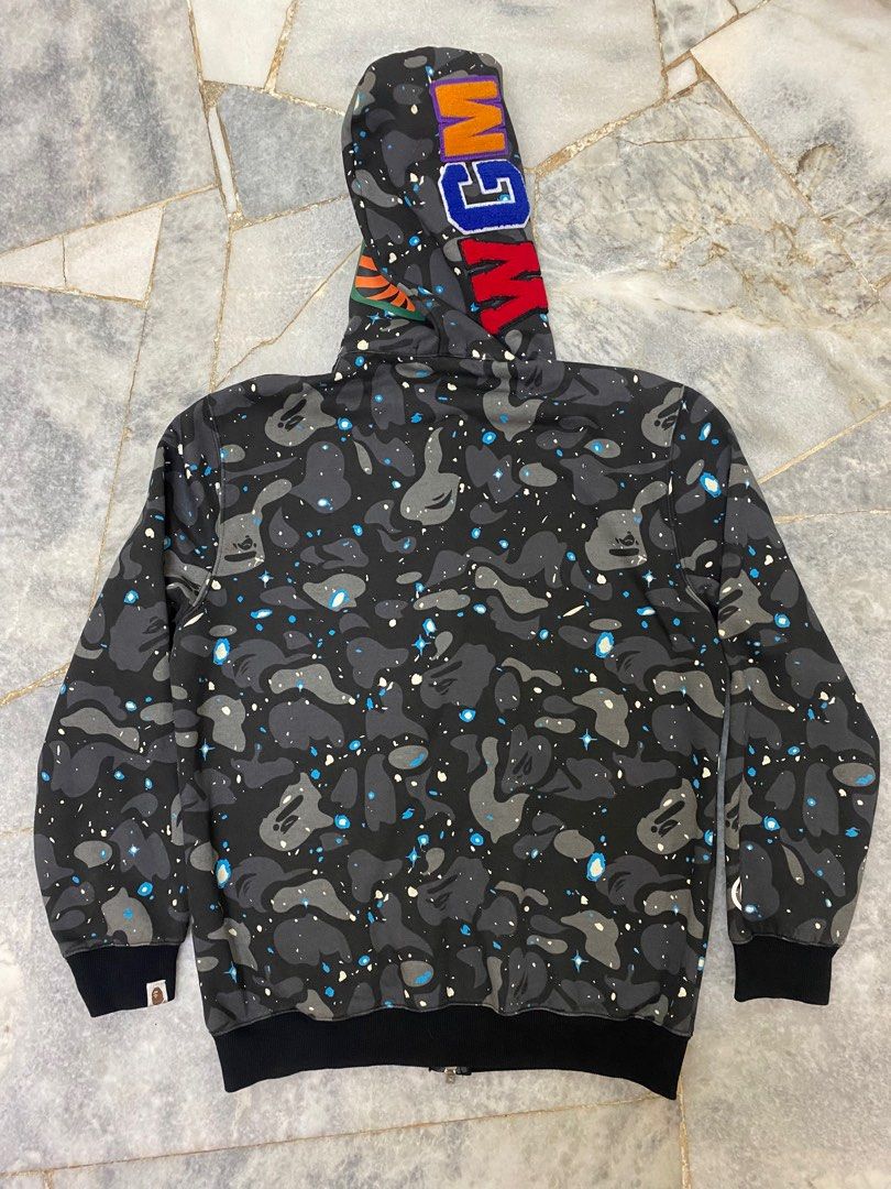 Bape shark hoodie galaxy store