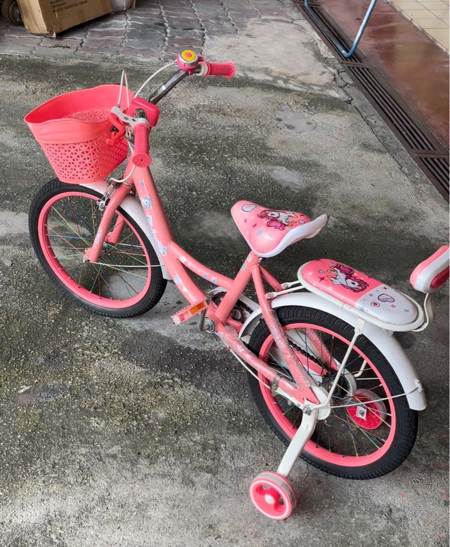 Basikal kanak2 Bicycle Kids Unicorn 18 inch Sports Equipment