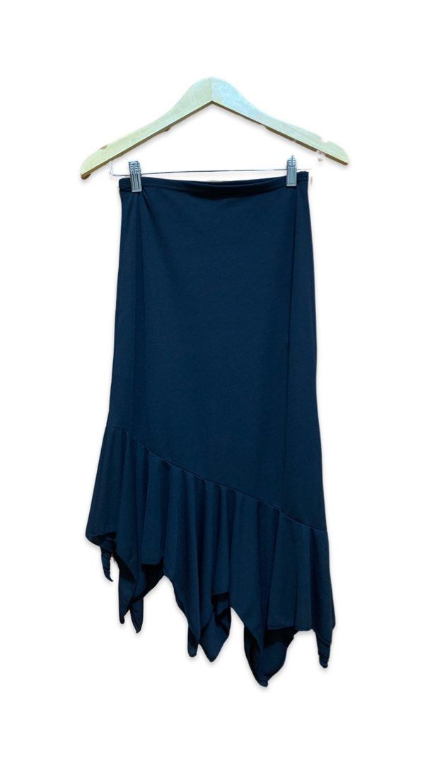 Black ruffle skirt online 60