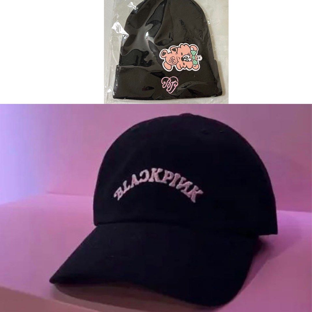 Blackpink x Verdy gdc girls don’t cry black pink cap beanie SnapBack hat