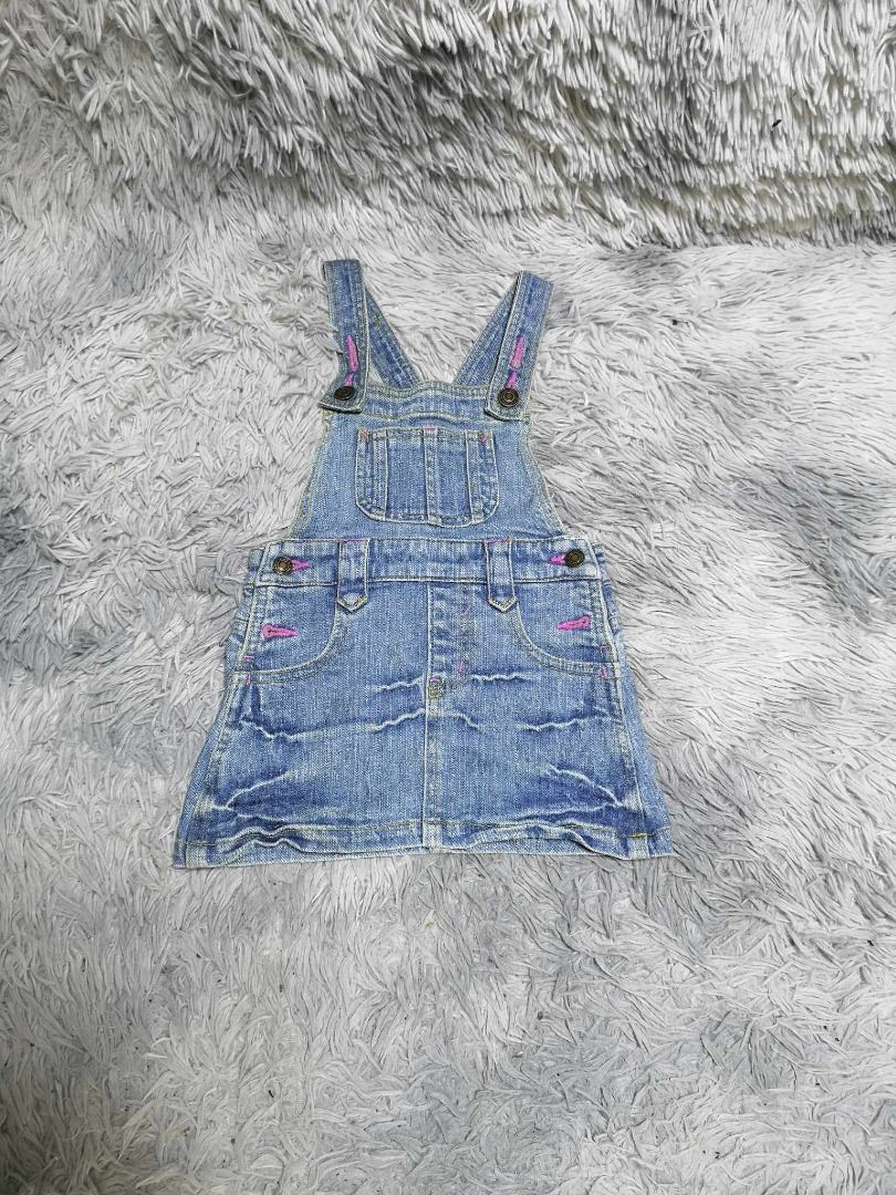 Babyhug Denim Skirt - Dark Blue