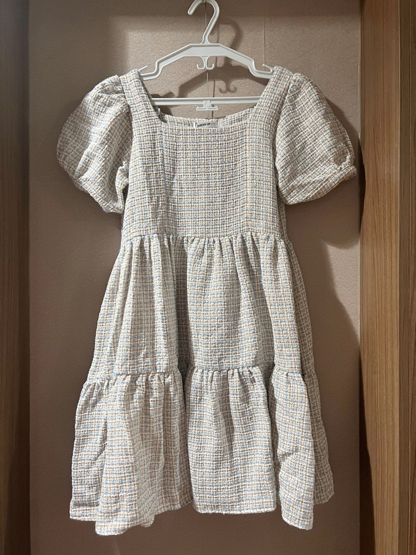 BNWT Light Blue Tweed Dress, Women's Fashion, Dresses & Sets, Dresses on Carousell