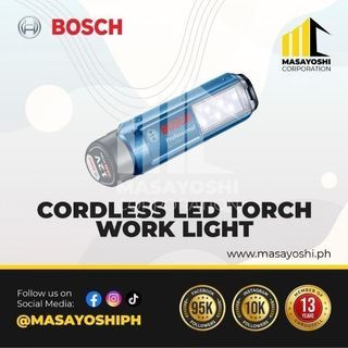 Bosch GLI 120 Cordless LED Torch Work Light (Bare) | Flashlight | Bosch | LED