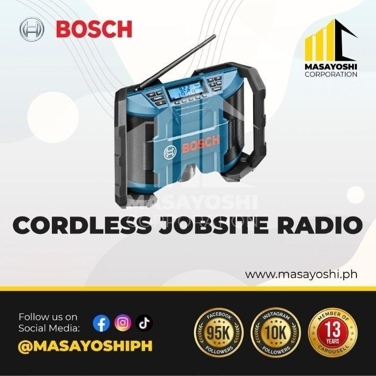 Bosch GML 10.8 V-Li Cordless Jobsite Radio (Bare) | Bosch | Jobsite ...