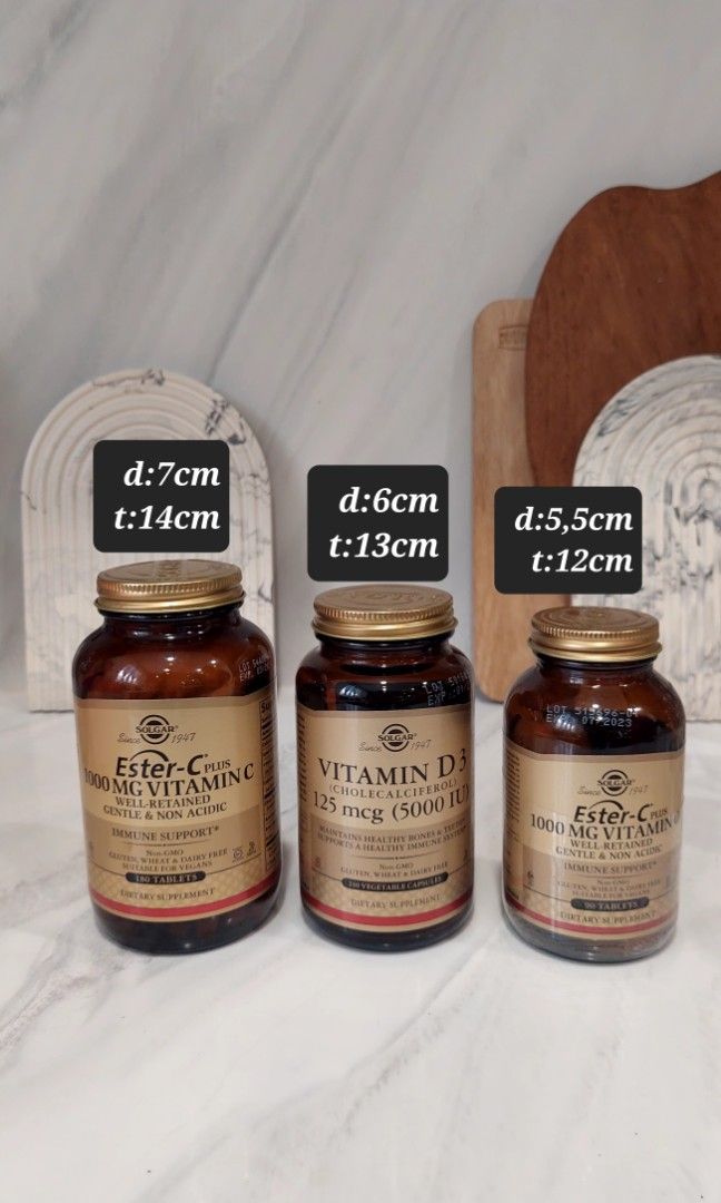 BOTOL KACA BEKAS VITAMIN WARNA COKLAT TAHAN MATAHARI, Serba Serbi
