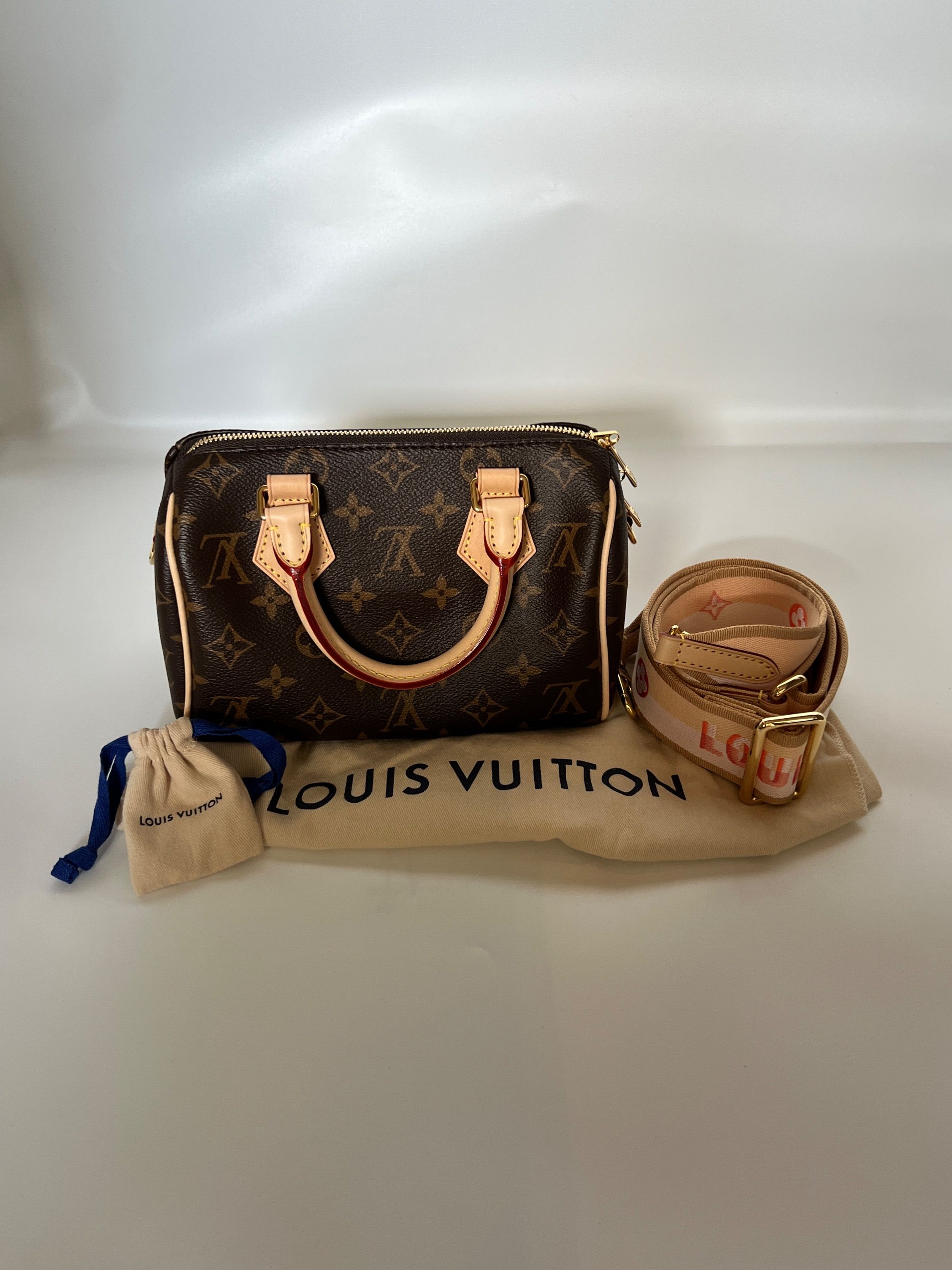 Louis Vuitton Speedy Bandouliere 20 Pink/Orange