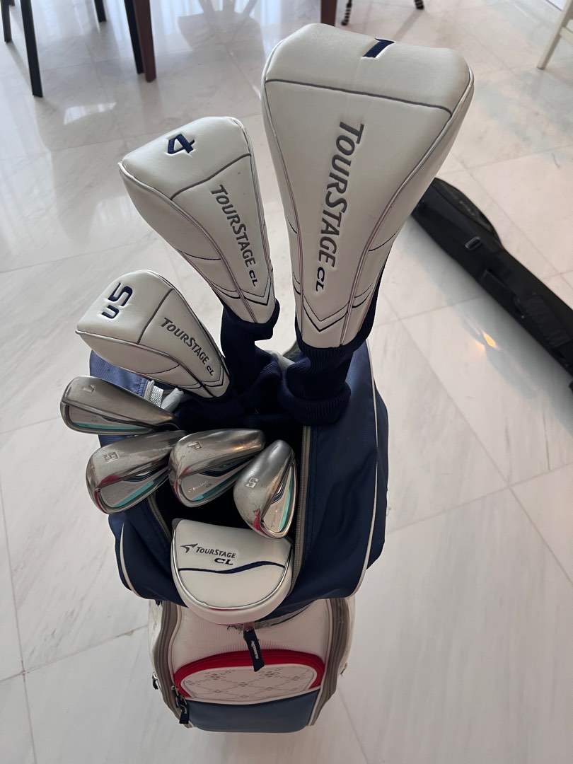 BRIDGESTONE Golf club set Women's TOURSTAGE CL Club with caddy bag 8