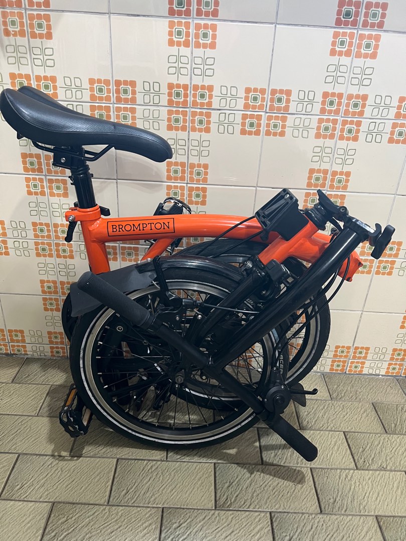 Brompton S2L Orange Black Edition 2019 Sports Equipment