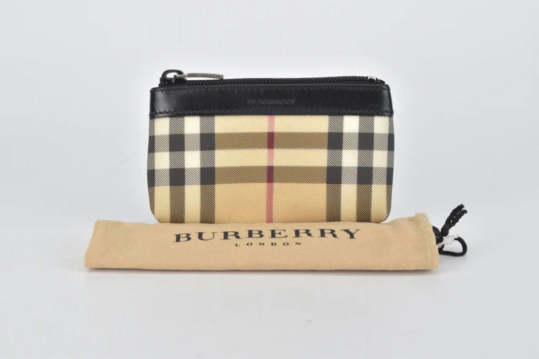 Burberry House Check Canvas Coin Pouch