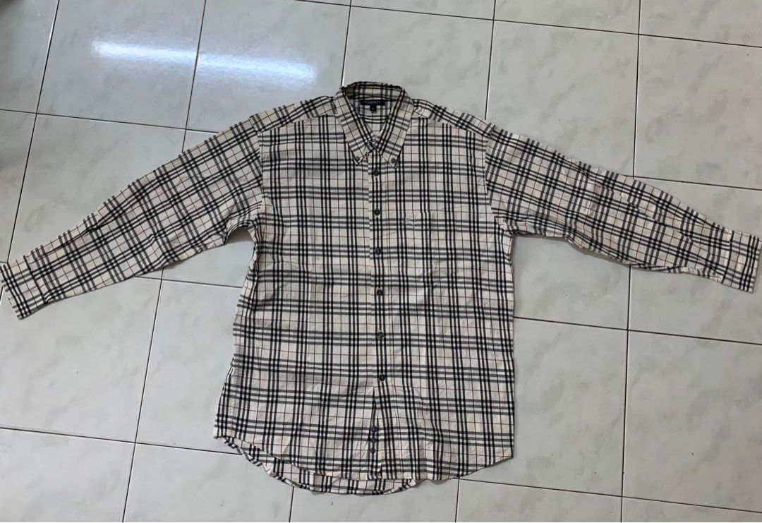 Burberry nova check long sleeve shirt outlet