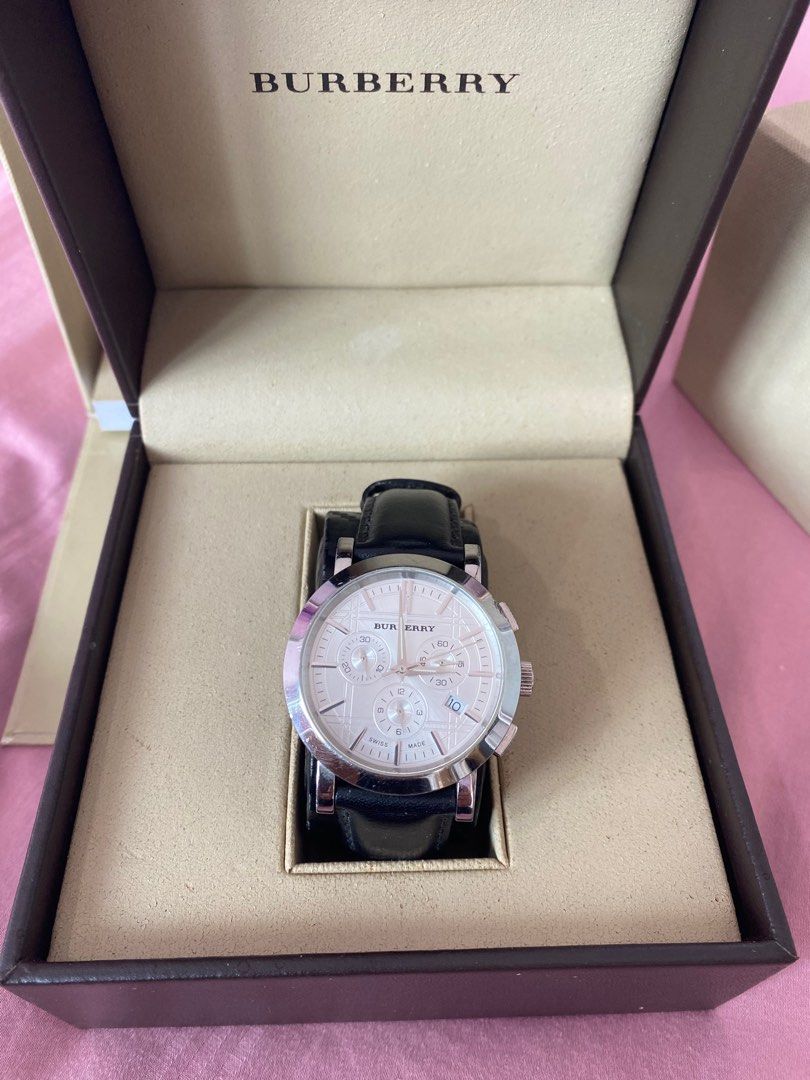 Burberry watch top mens purple