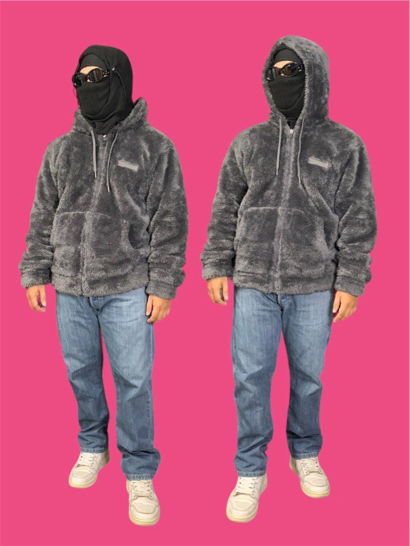Champion Fur Hoodie Men s Fashion Coats Jackets and Outerwear