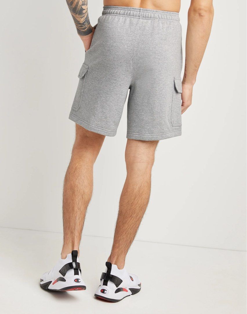 Men's champion white shorts top