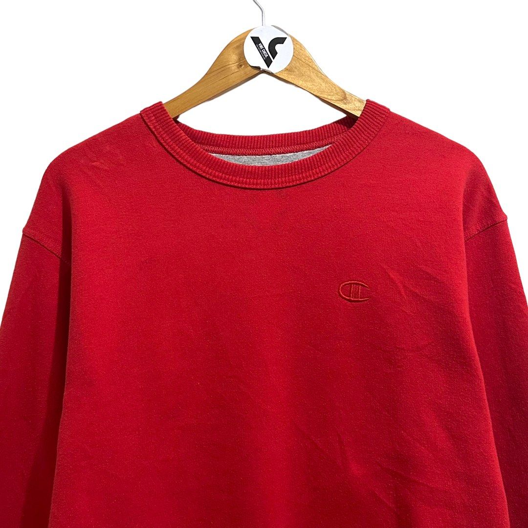 Champion red sweater store