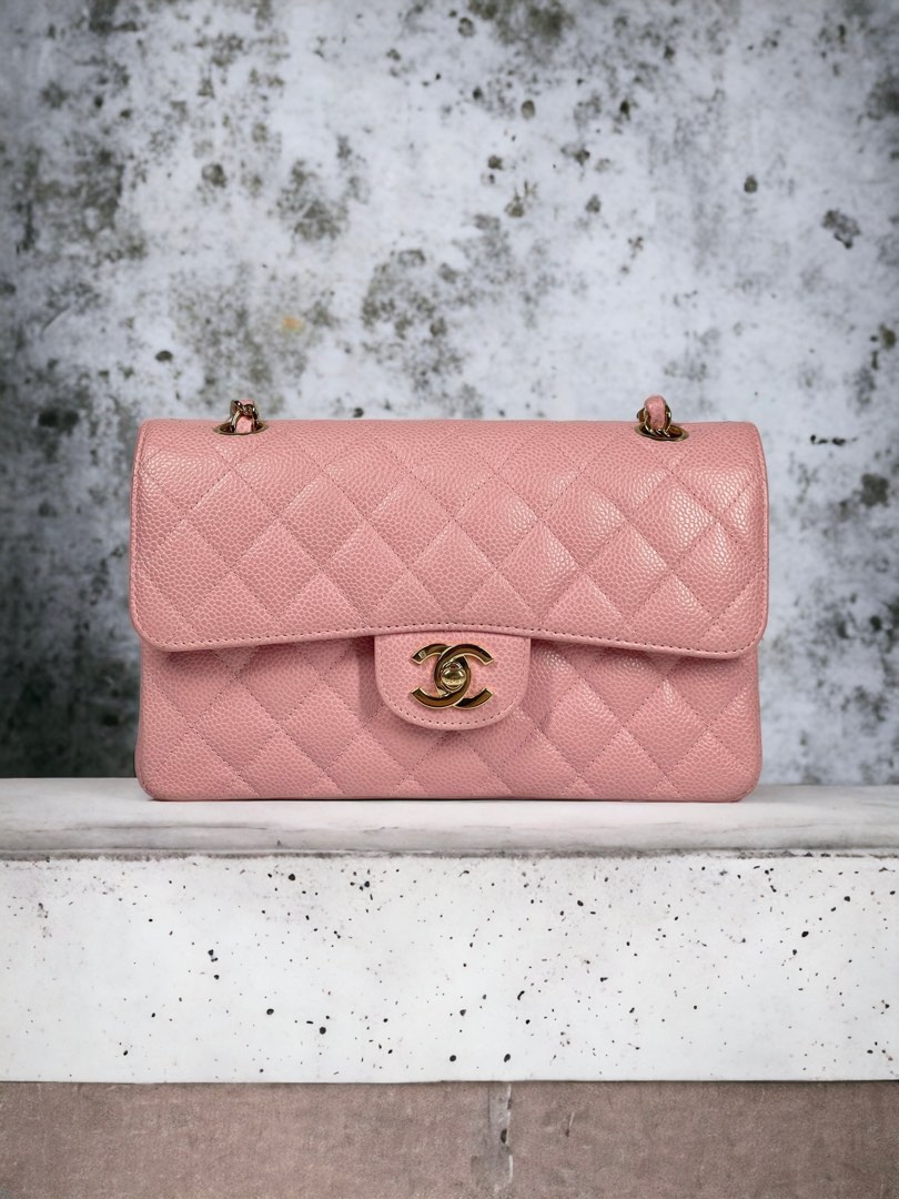 Iridescent pink best sale chanel bag
