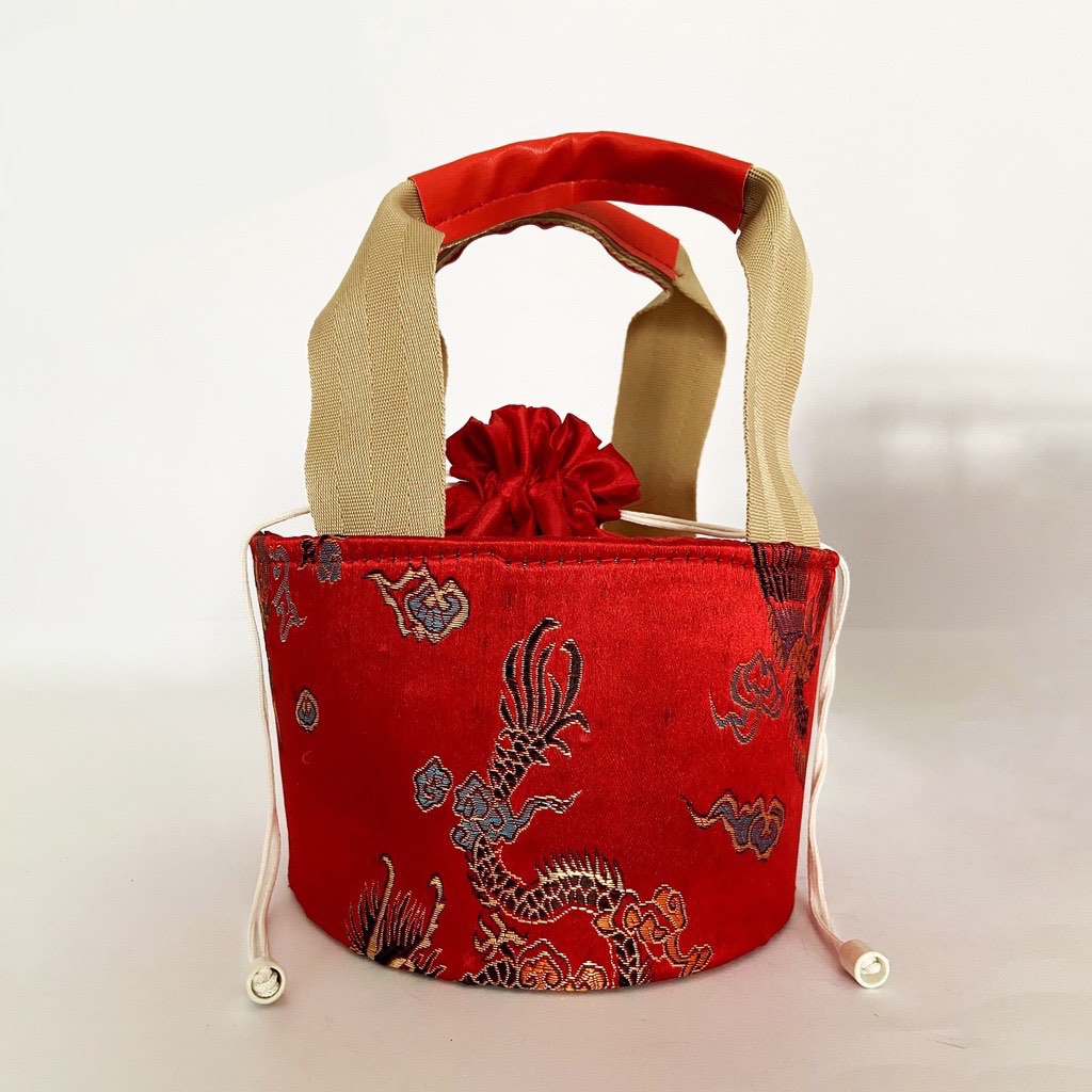 Chinese New Year CNY gift Bag orange bag cookie bag Hobbies