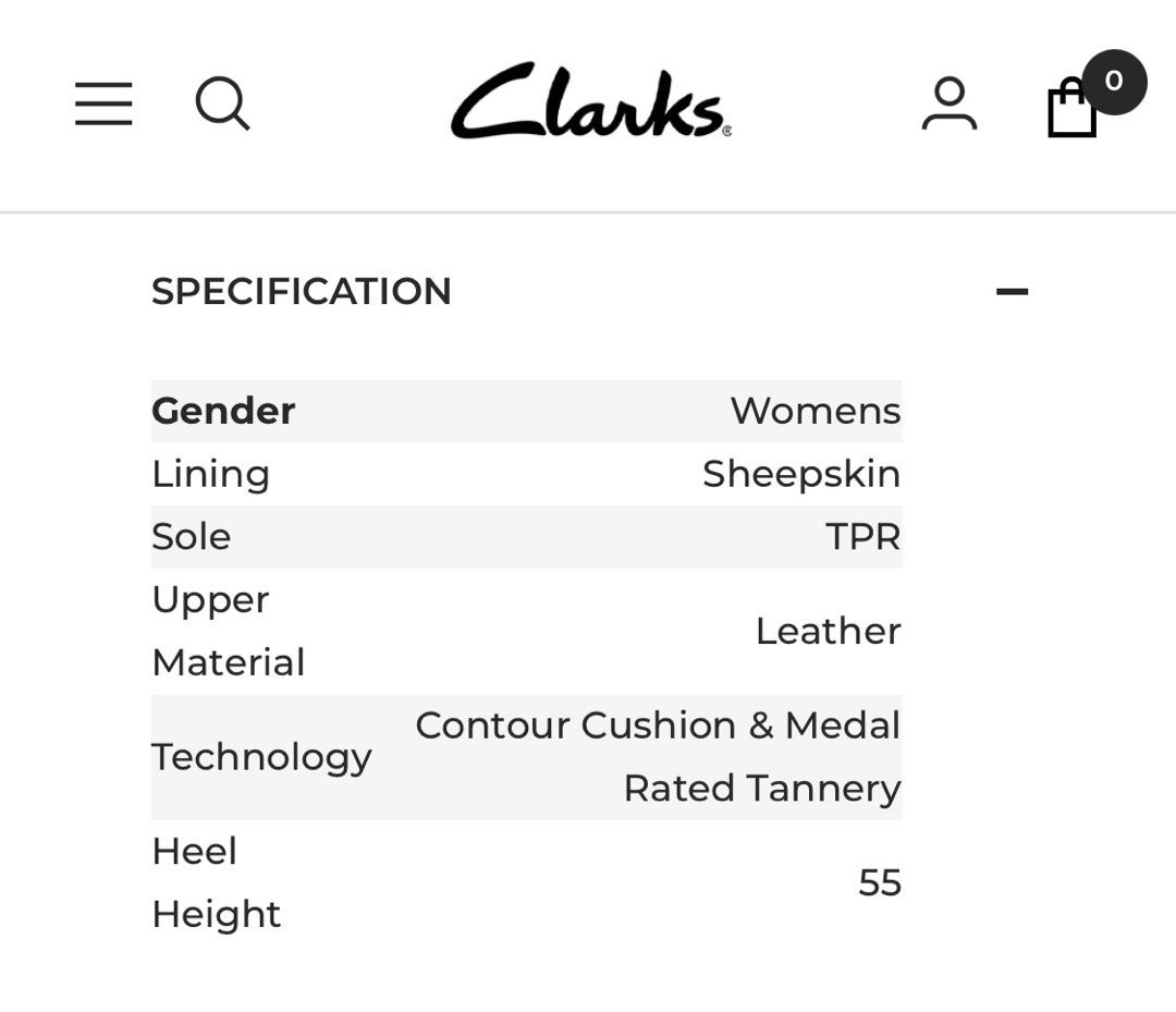 Clarks shoe size comparison top