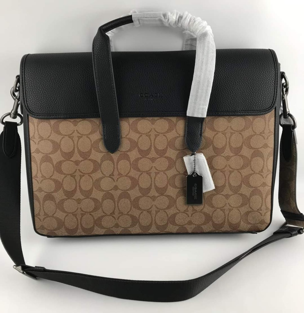 Coach Briefcase, Men's Fashion, Bags, Briefcases on Carousell
