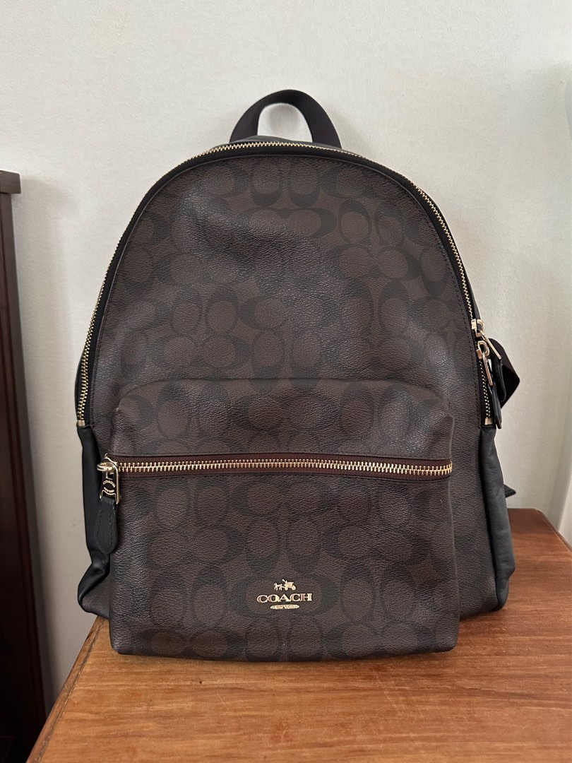 Coach signature charlie on sale backpack