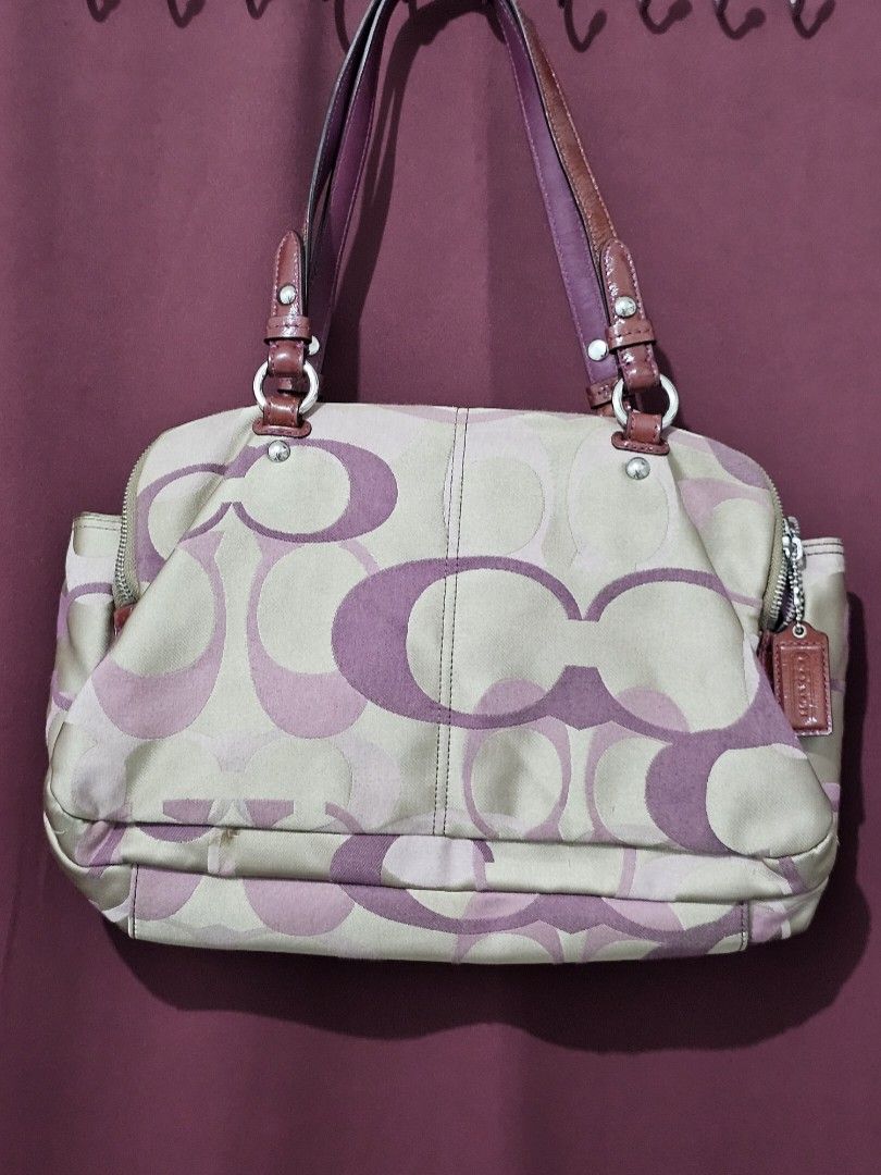 バッグ vintage coach shoulder bag F17481 Coach Penelope Turnlock Satchel G1171-F17481, Women's Fashion