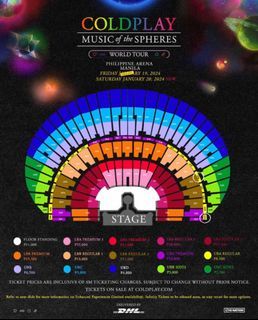 COLDPLAY Music of the Spheres Bulacan Manila Philippines