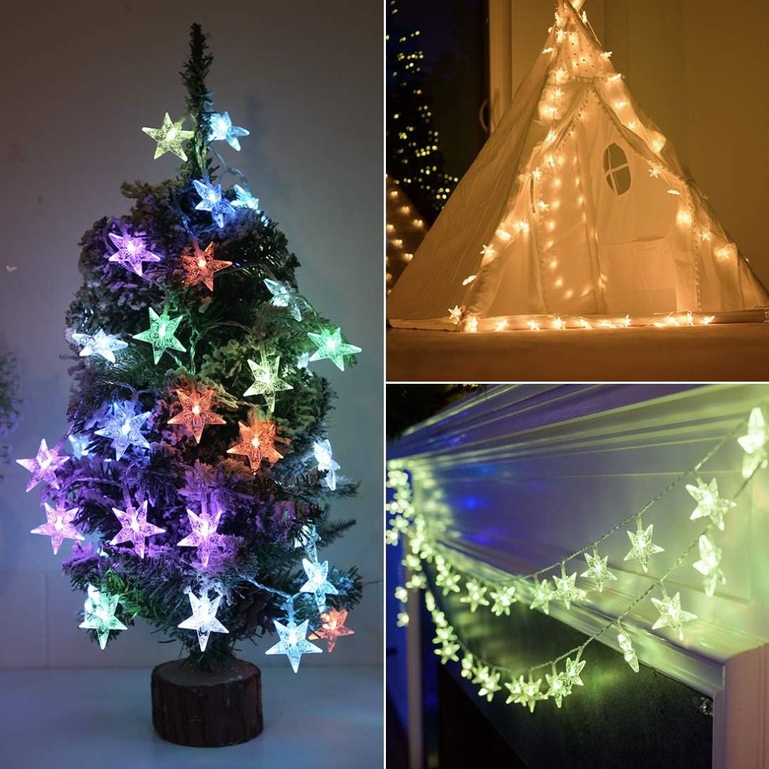 USB Fairy String Lights, 16.4FT 50 LEDs Changing Color Christmas