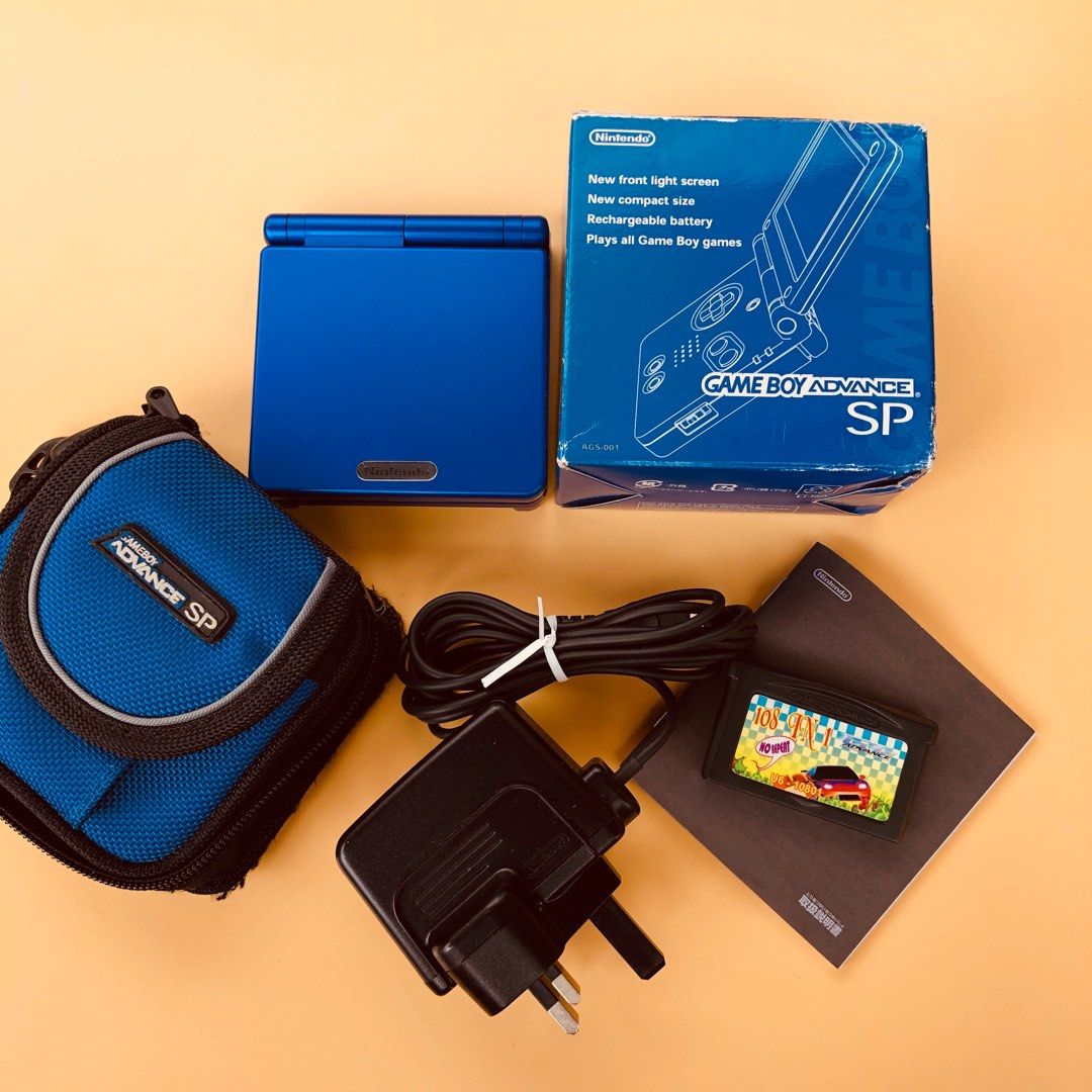 Complete Gameboy Advance SP With Box, Video Gaming, Video Game Consoles ...