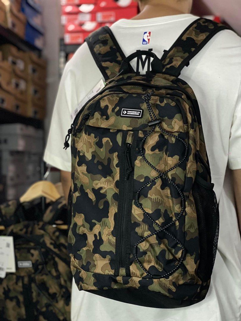 Converse top camouflage backpack