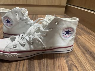 Converse hotsell blanche vinted