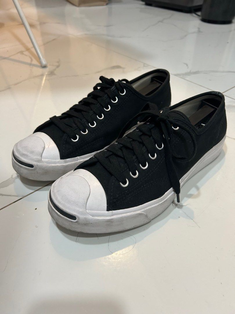 Converse jack purcell black Men s Fashion Footwear Sneakers on Carousell