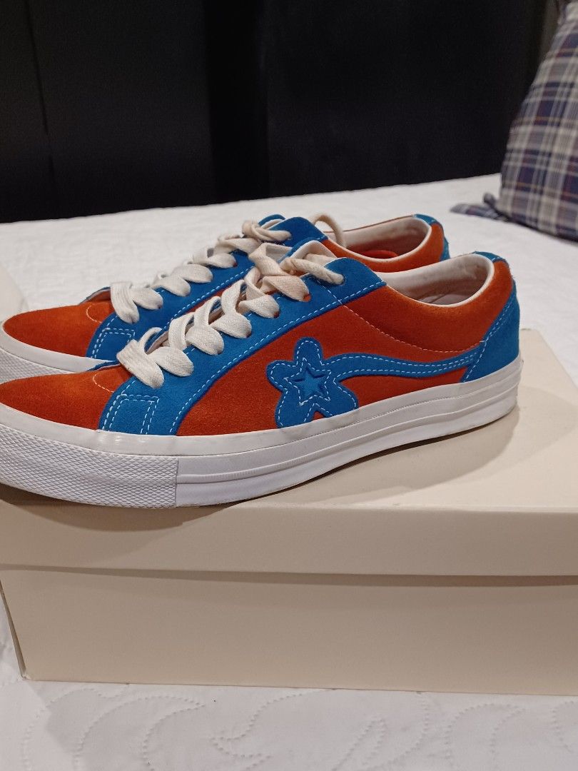 Tyler the creator converse red and blue on sale
