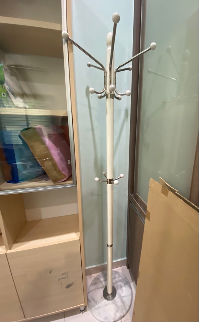 Cot and Bag Hanger with Marble Base, Furniture & Home Living, Home