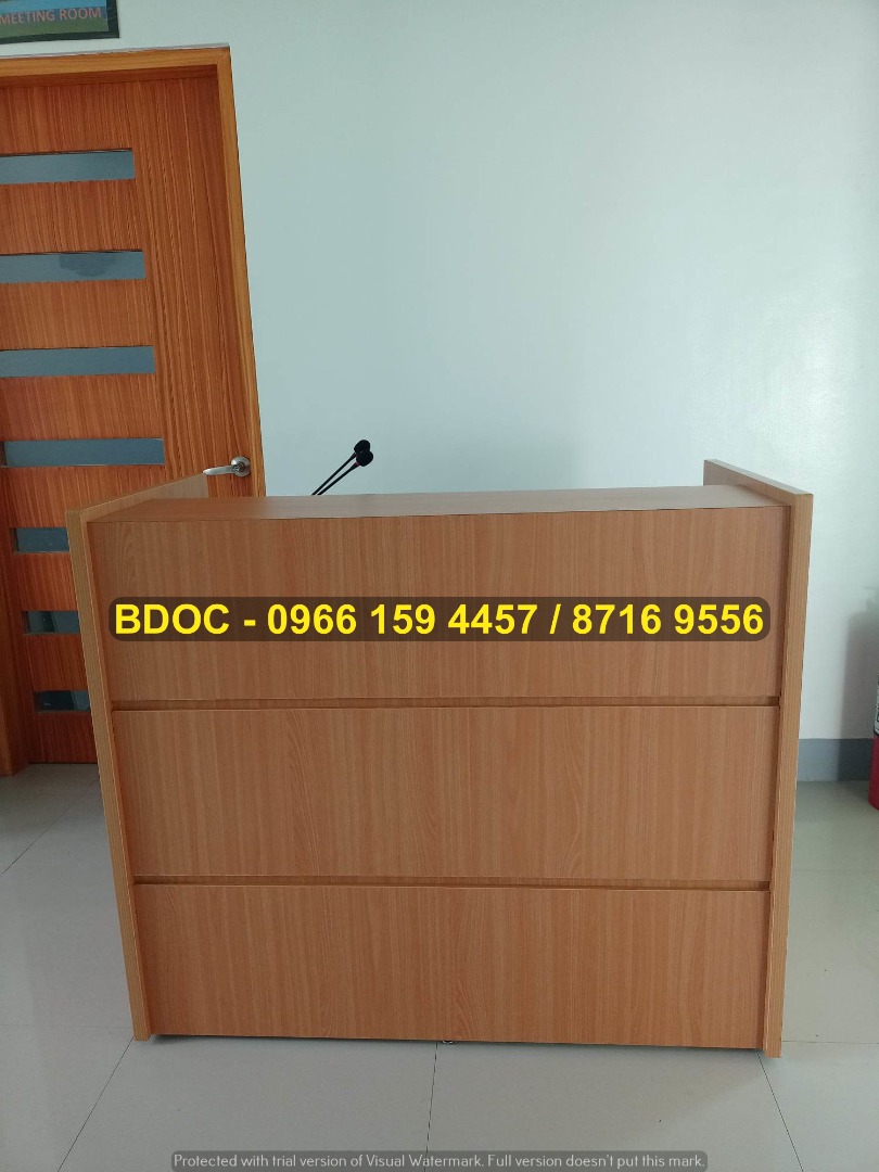 CUSTOMIZED RECEPTION COUNTER . OFFICE PARTITION OFFICE FURNITURE ...