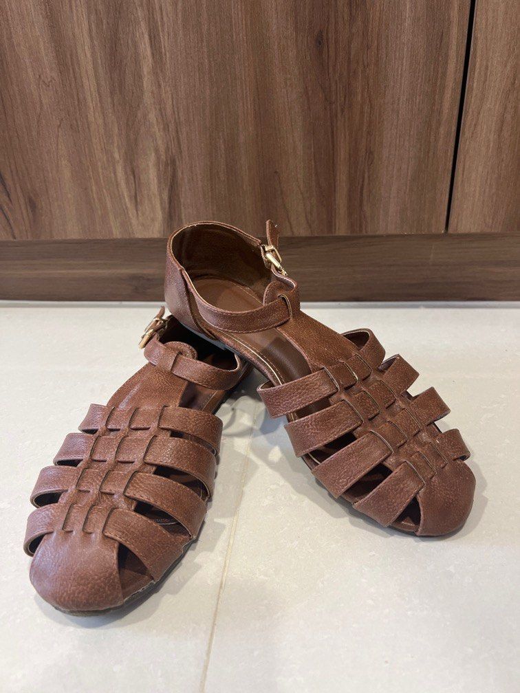 Dior Dark Brown Python Leather Extreme Cutout Gladiator Sandals Size 37.5  Dior | TLC