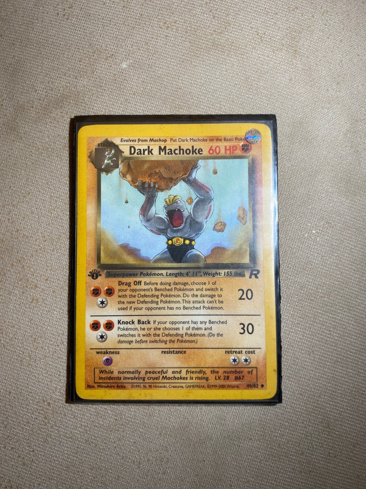 dark-machoke-first-edition-hobbies-toys-toys-games-on-carousell