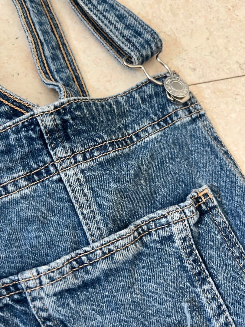Denim Overalls Short Pants Girls EUR 164 US 18 UK 13 yrs UK 14 yrs