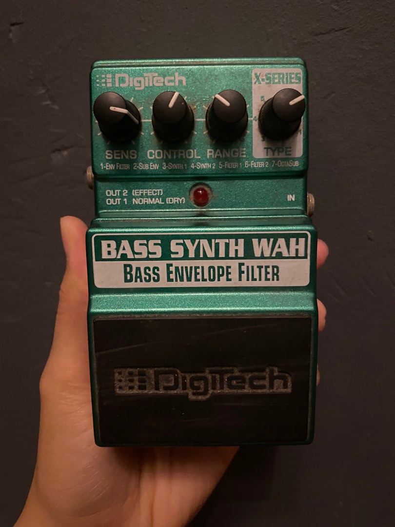 Digitech XSeries Bass Synth Wah Envelope Filter Pedal, Hobbies & Toys, Music & Media, Music