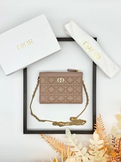 Dior - Micro Saddle Bag Latte Goatskin - Fablle