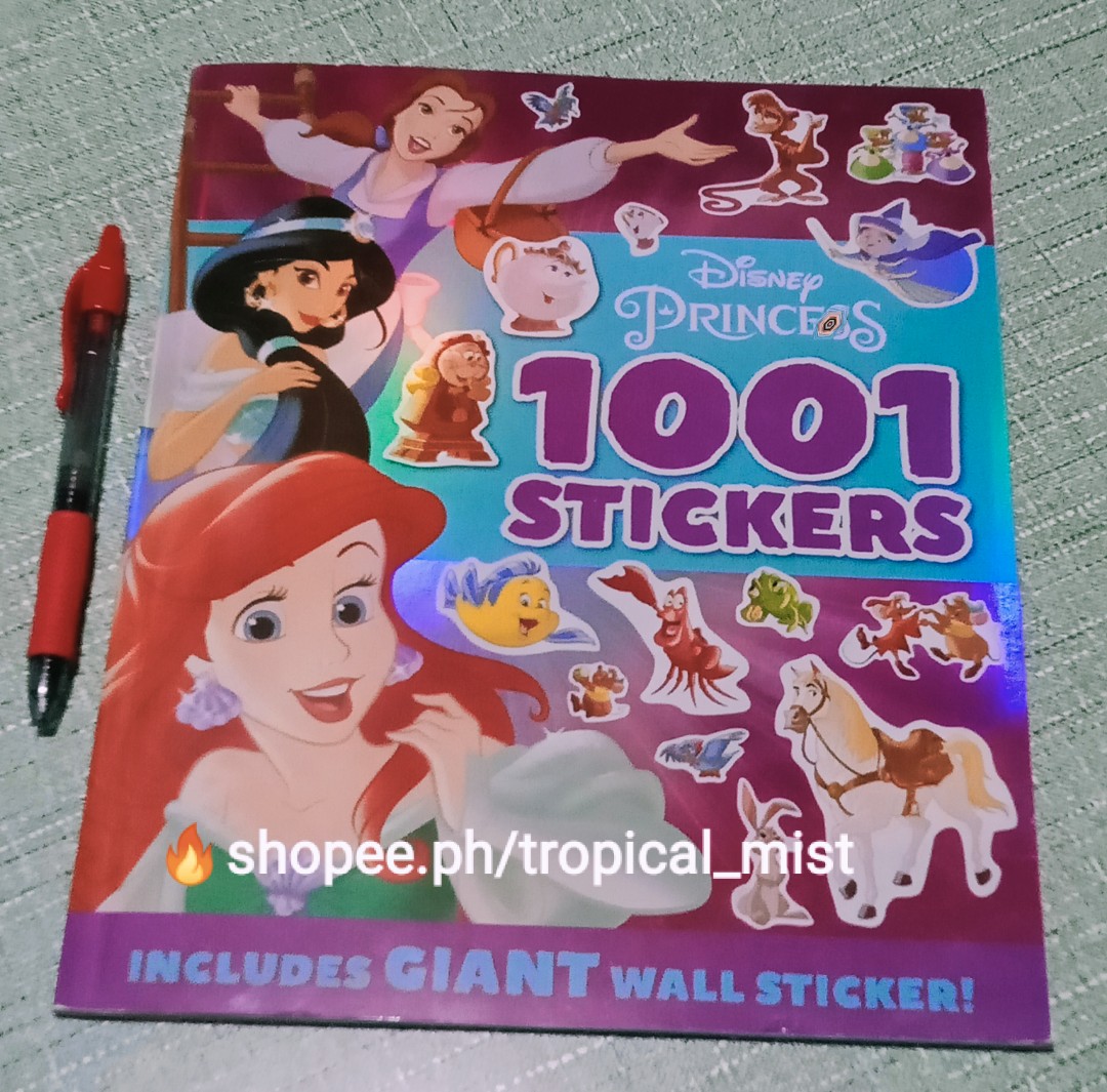 Disney Princess 1001 Stickers Activity And Coloring Book Hobbies