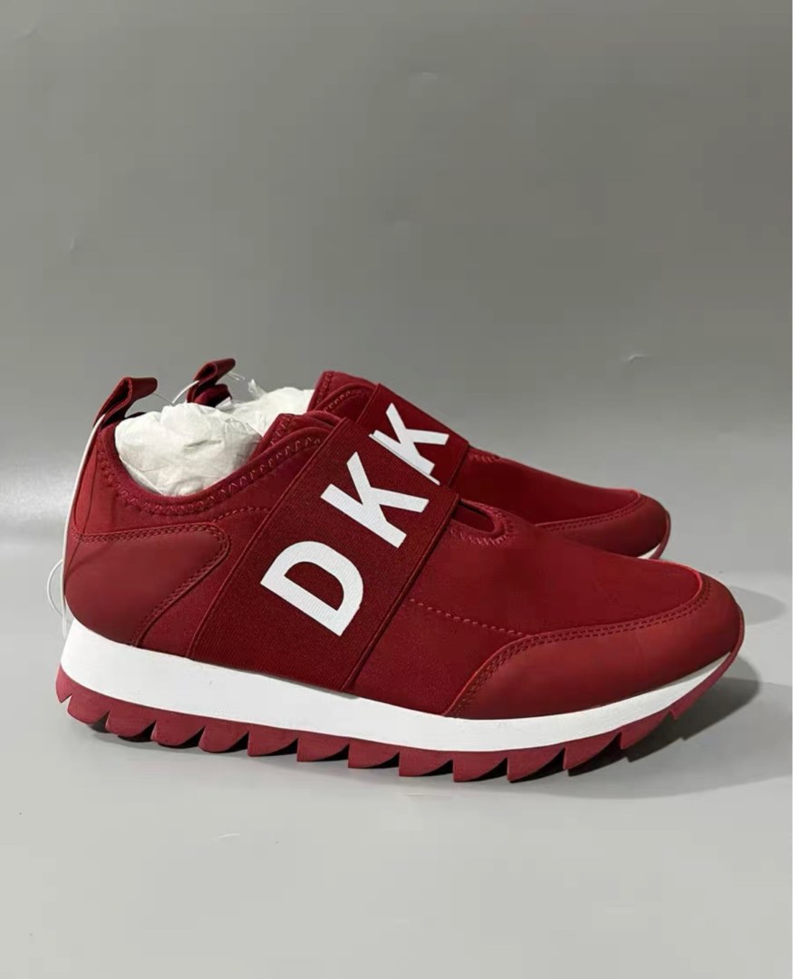 dkny red trainers