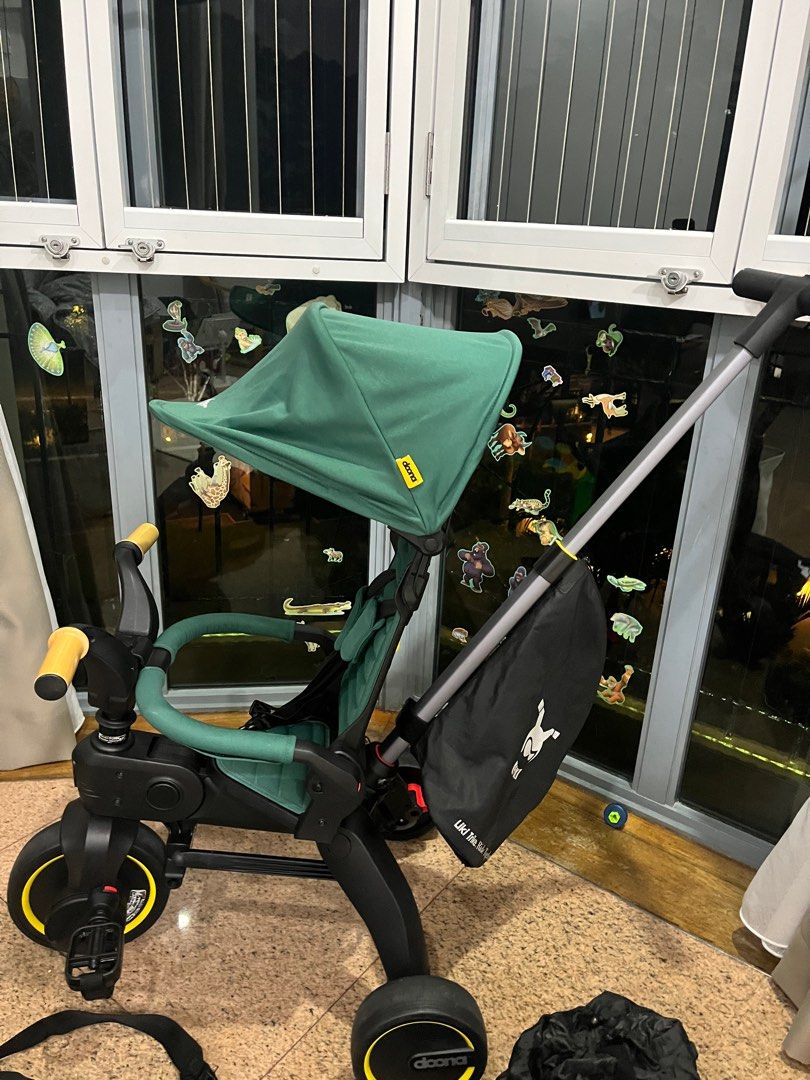 Doona Liki Trike stroller and bike S5 / Racing green, Babies & Kids